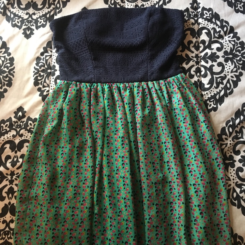 CUTE STRAPLESS EASTER DRESS!!!!!